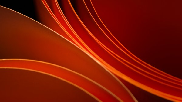 Orange-curved-lines-abstraction-smooth-textures-red