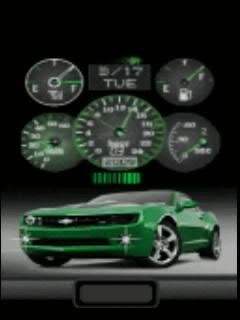 Camaro green-спидометр
