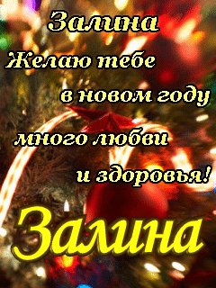 Залина с Новым годом