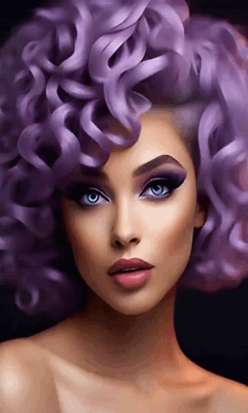 Девушка лаванда.4