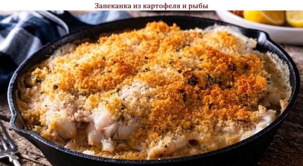 Запеканка из картофеля и рыбы
