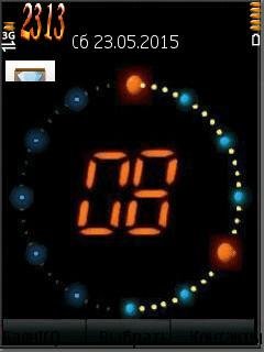 nokia clock animated