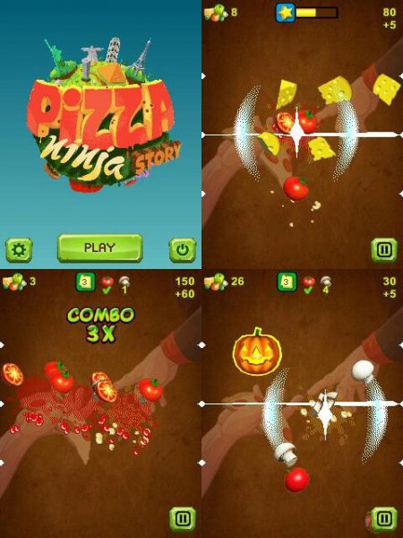 PizzгaNinjaStory 240x320 k800