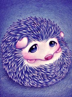 Грустный ёжик