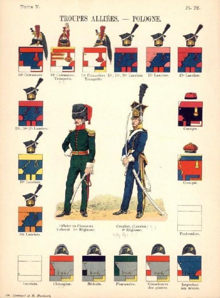 Les uniformes de l'armee Francaise 1690-1894. Tome V