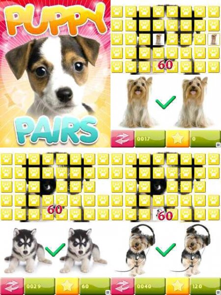 Puppy Pairs 360x640 N97