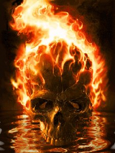 Fire Skull