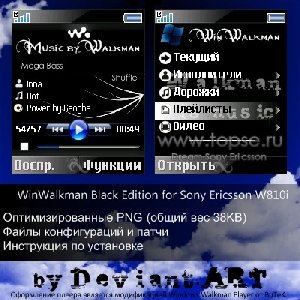 WinWalkmanBlack W810i