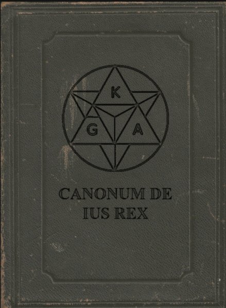 Canonum De Ius Rex Canons of Sovereign L