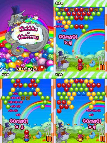 Bubble and Unicorns 128x160 6101