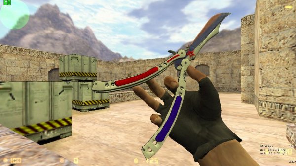 нож бабочка Россия CS-1.6