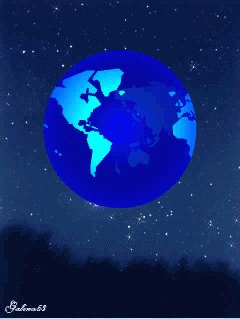 Zemnoj shar krutitsja.Animacija