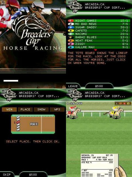Breeders Cup Casino Horse Racing SE 240x320