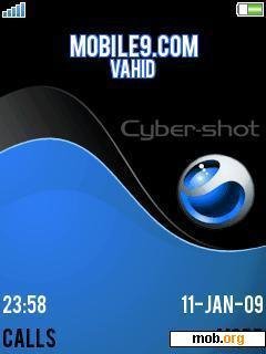 cyber shot blue