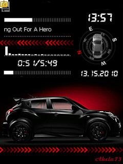 Black red car jeep спидометр анимация