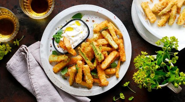 Жареные кабачки с паприкой