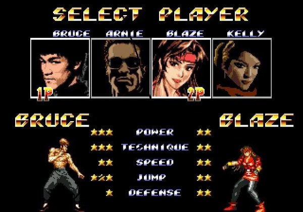 Streets of rage 2 hack Bruce,Arnie,Kell y135d