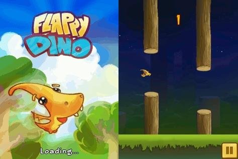 Flappy Dino 240x320 TS