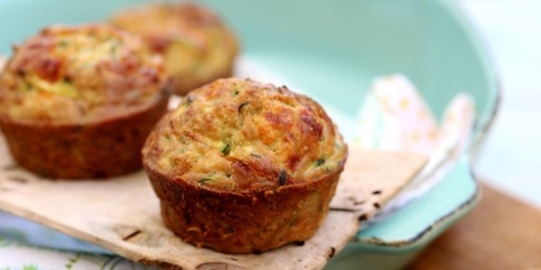 Сладкие кексы из кабачков