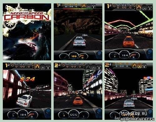 3D NeedForSpeed-Carbon Nokia 128x160