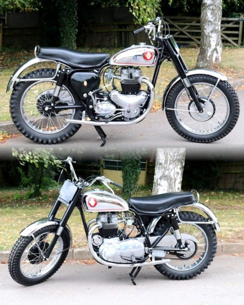 BSA A10S SPITFIRE SCRAMBLER (1957г.)