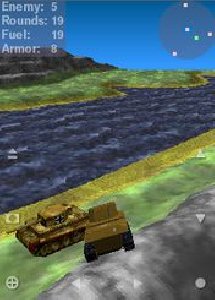 3D Tank Ace 240x400 touch