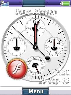 WHITE FLASH CLOCK MPSF15 v4.9
