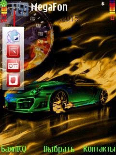 Fire car спидометр анимация