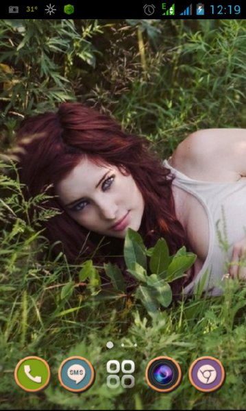 девушка на природе