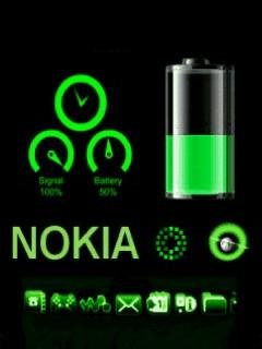 Nokia спидометр заряд батареи анимация