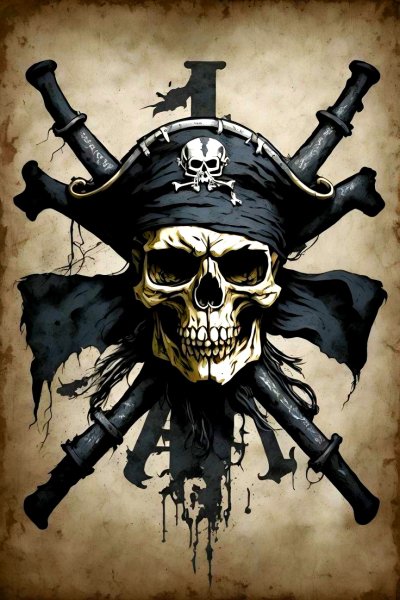 Череп пират 1