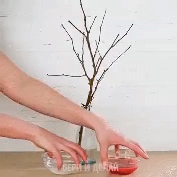 Украшаем веточки