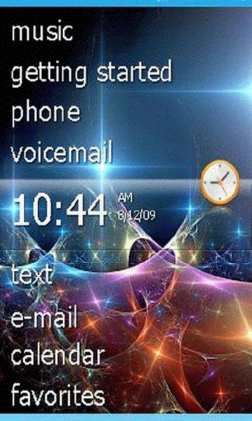 abstract glow wvga 434034