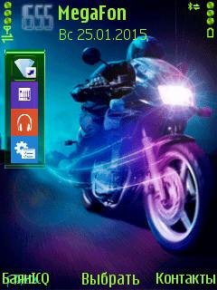 Neon moto lumia анимация