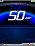 BLUE SPEEDOMETR