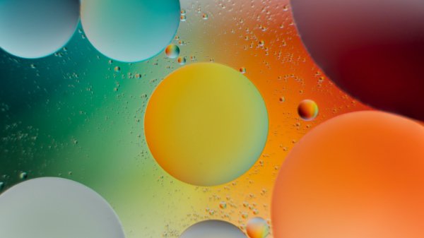 Puzyri gradient raznotsvetnyj 169502 3840x2160