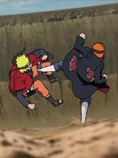 naruto protiv peina moshchneishii udar v