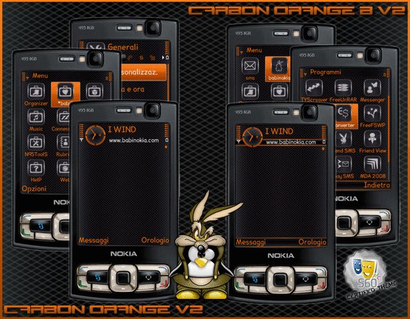 Carbon orange v2 by babi