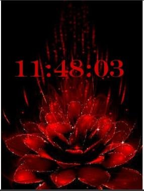 Волшебный цветок цифр часы ани