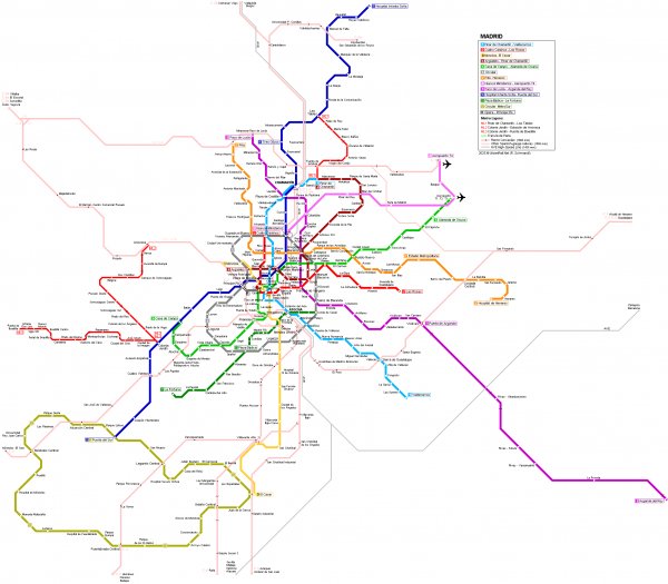 Madrid-metro-map