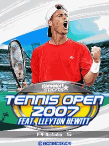 Tennis Open 2007 Moto 128x160