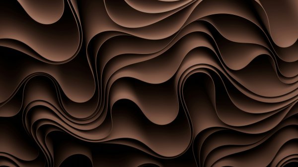 Brown-wavy-texture-layers-depth