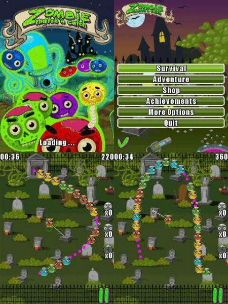 Zombie Match n Catch 176x220 W810i