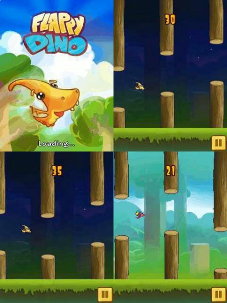 Flappy Dino 320x240