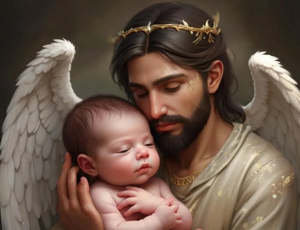 Ангел и ребёнок 1