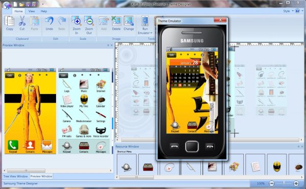 Kill Bill. Samsung S5250, 5330, 7230, 5260