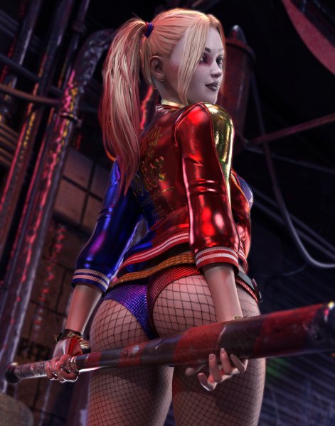 Harley quinn pinup hd