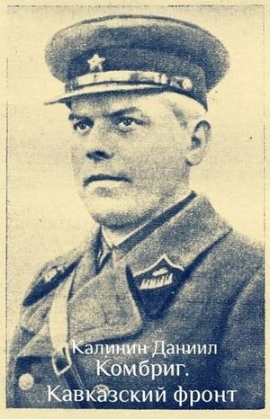 Даниил Калинин Комбриг. Кавказский фронт
