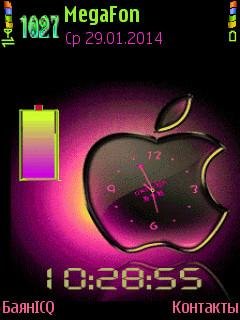 Iphone apple color часы заряд батареи
