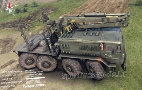 maz 537 all wheel steering and higher v1